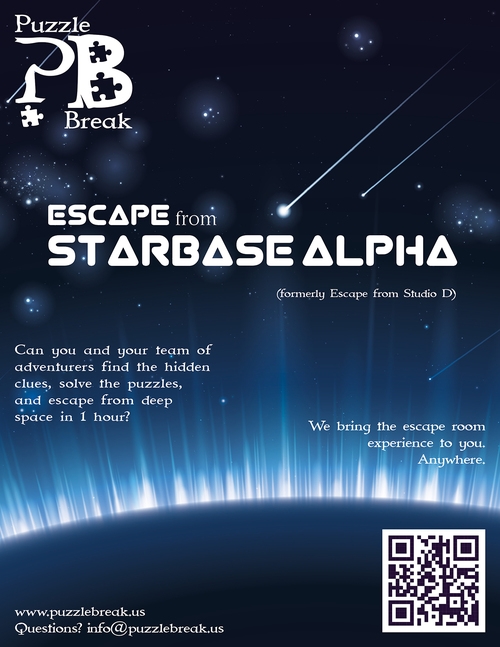 LARP-game Escape from Starbase Alpha, Puzzle Break. San Francisco.